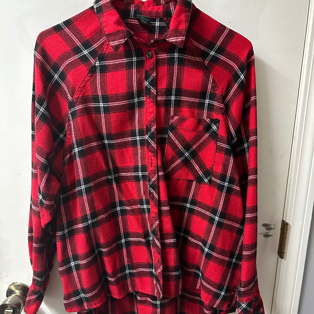 Plaid button up